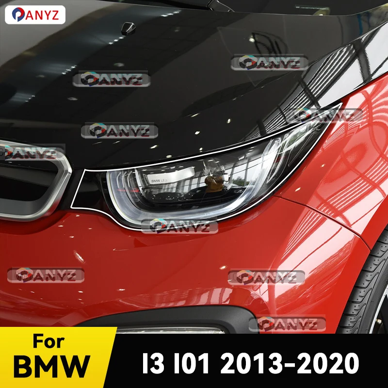 

Для BMW I3 I01 2013-2020 автомобильные фары защитная пленка передний светильник прозрачный ТПУ против царапин аксессуары для фар