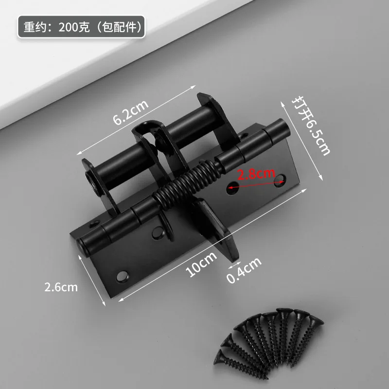 10 pcs automatic door closing hinge wooden hinge multi-function closer with positioning 90 degrees 4 inches invisible