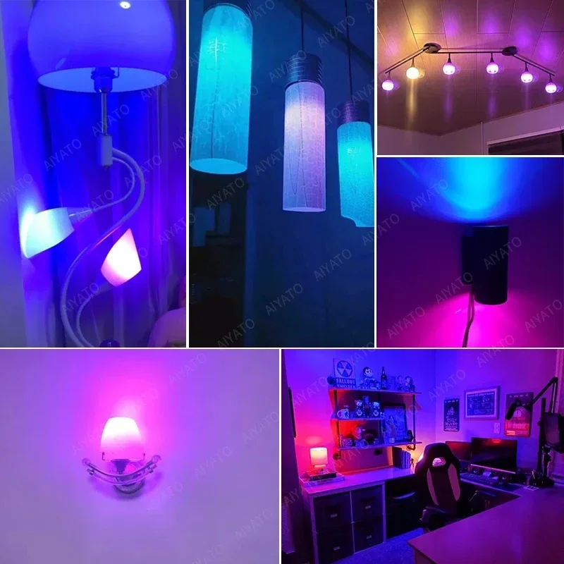 Smart Led Bulb Tuya E14 Candle Lamps RGB C+W APP Control Bluetooth Candelabra 220V Dimmable Smart Life Room Home Chandelier Lamp