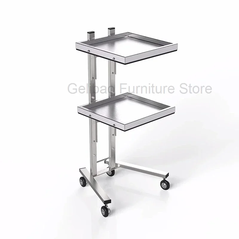 

Trolleys Organizer Wheels Aesthetics Trolley Cart Aesthetic Reception Furniture Barber Carrello Parrucchiere Stainless Welding