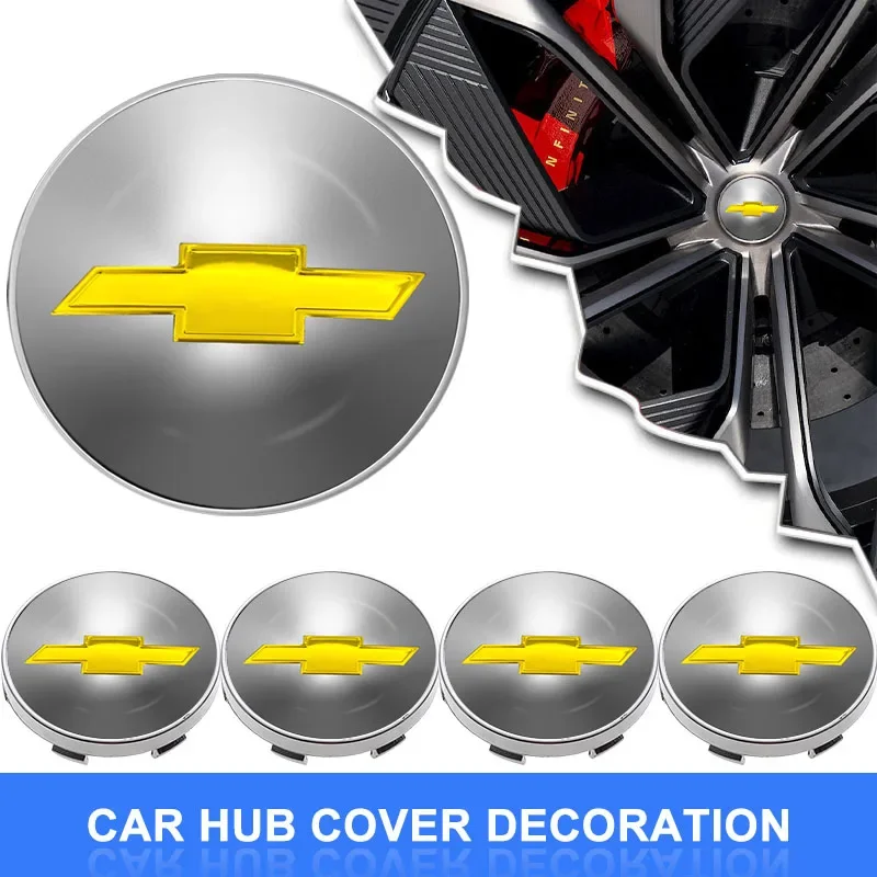 

4pc Car Wheel Center Hub Cap Stickers Rim Cover Emblem Decal For Chevrolet Cruz Mai Rui Bao Cobalt Impala Onix Bolt EUV Tahoe