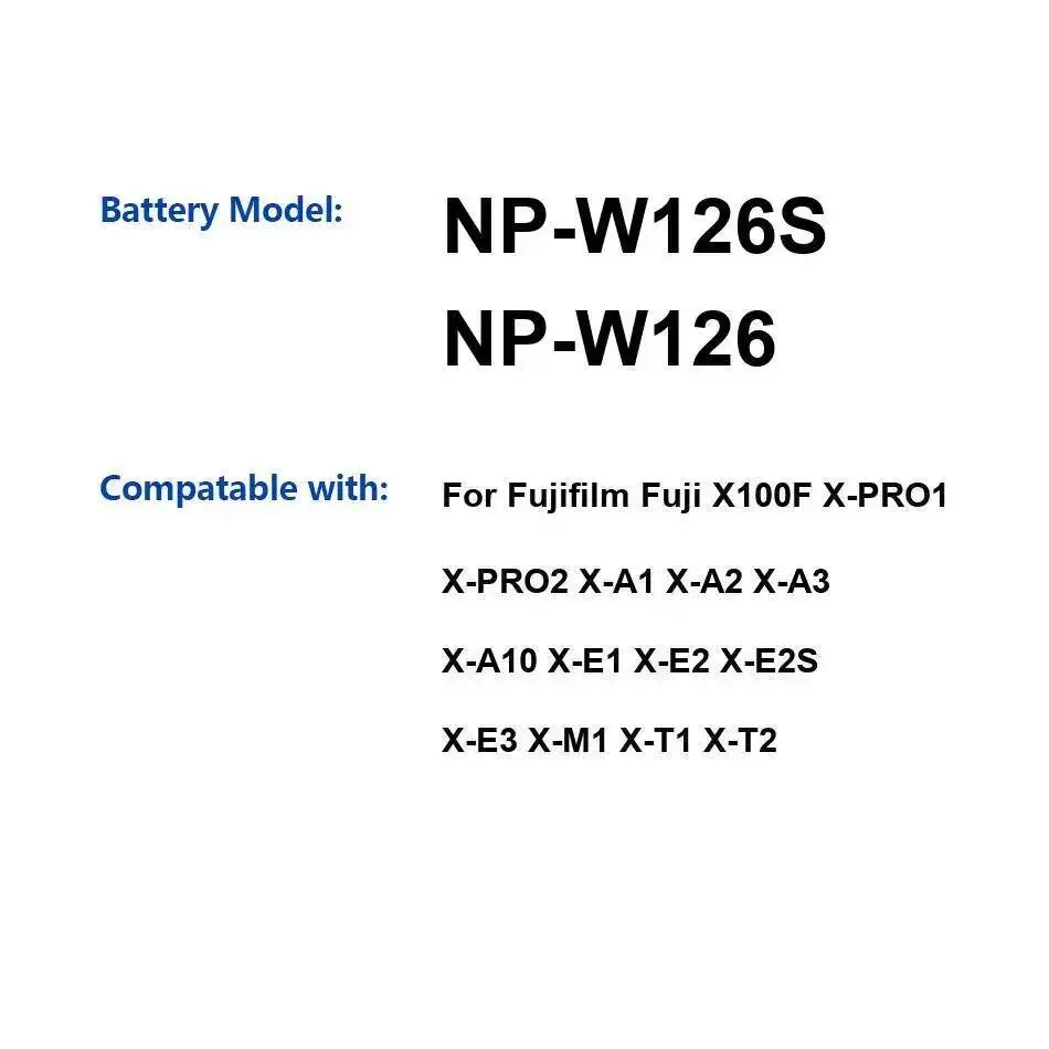 Battery NP-W126S NP… - image