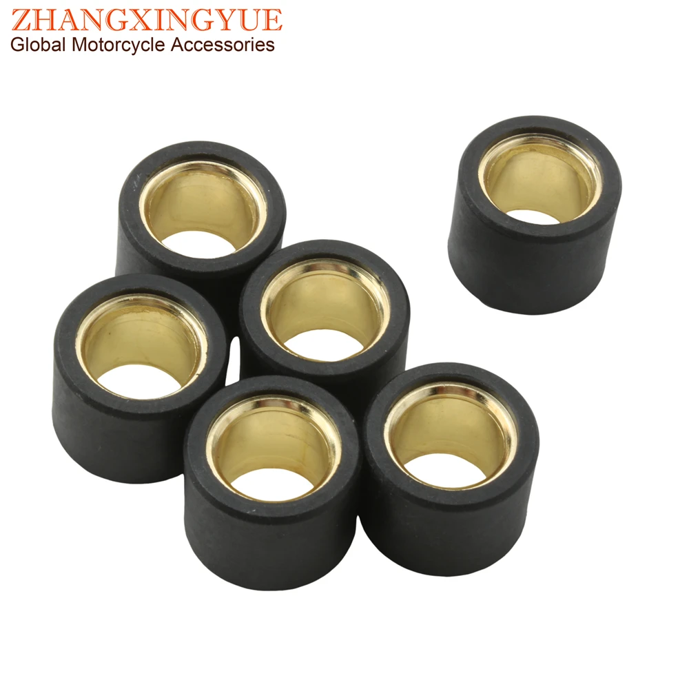 6PC Variator Roller 13g Gewichte 21x17mm Für Derbi Gp1 250 Rambla 250cc 300cc 4T