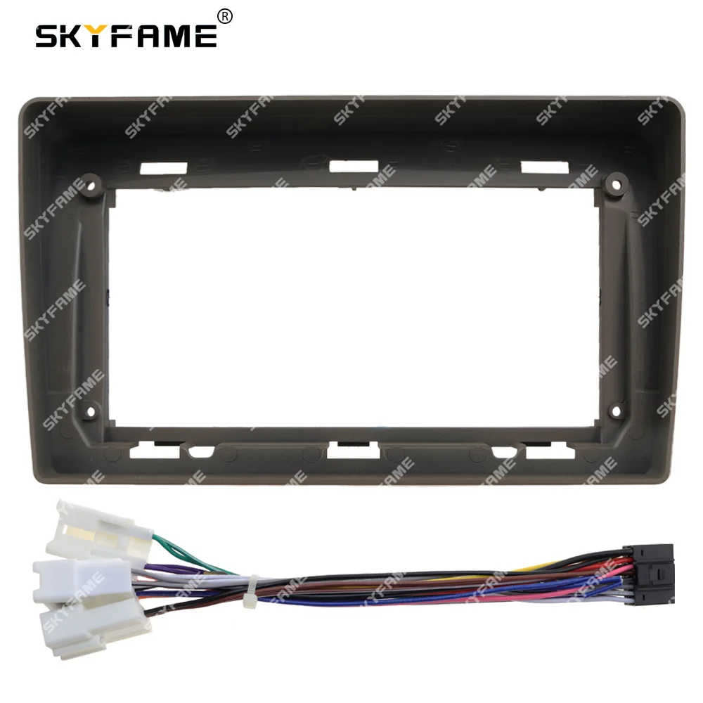 SKYFAME автомобильная рамка, адаптер для фасции, Android радиоприемник, комплект панели для приборной панели для Toyota Camry