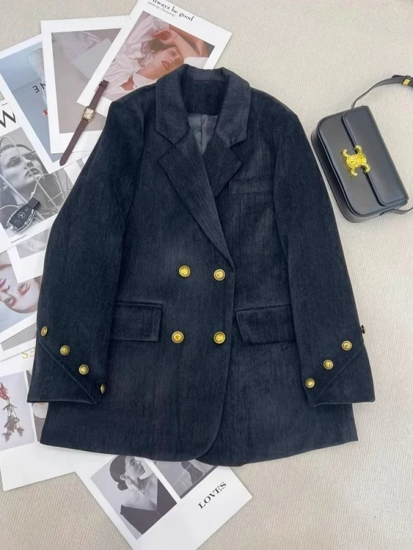 

plus Size 300 Pou Korean Sle Casual Men's Double Breasted Suit Jaet Autumn Winter High End Feelings Leisure Western Wear