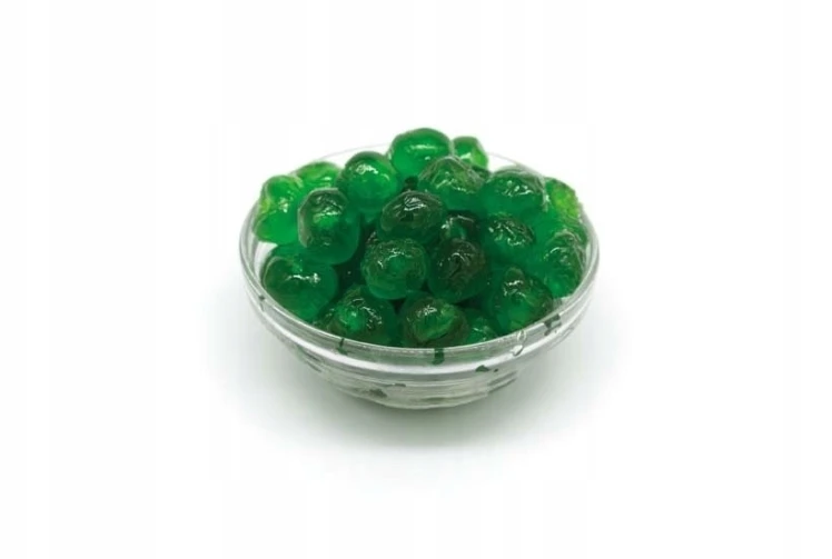 Kandyzowane zielone wiśnie Ciliegie Verdi 80g - GI.AN