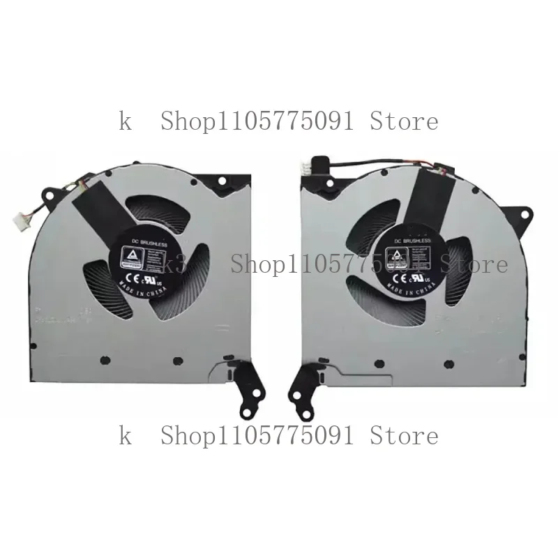 New CPU 、GPU Cooling Fan for Lenovo Legion 5 PRO-15ACH6H 5-15ACH6 5-15ACH6A DC10V Without Cover