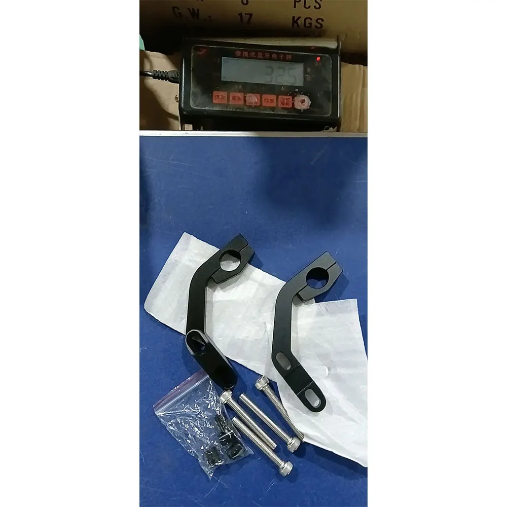 Motorcycle 22mm 25mm 28mm Adjustable Windshield Bracket Windscreen Airflow Wind Deflector Brackets For HONDA CB500X 2017-2025