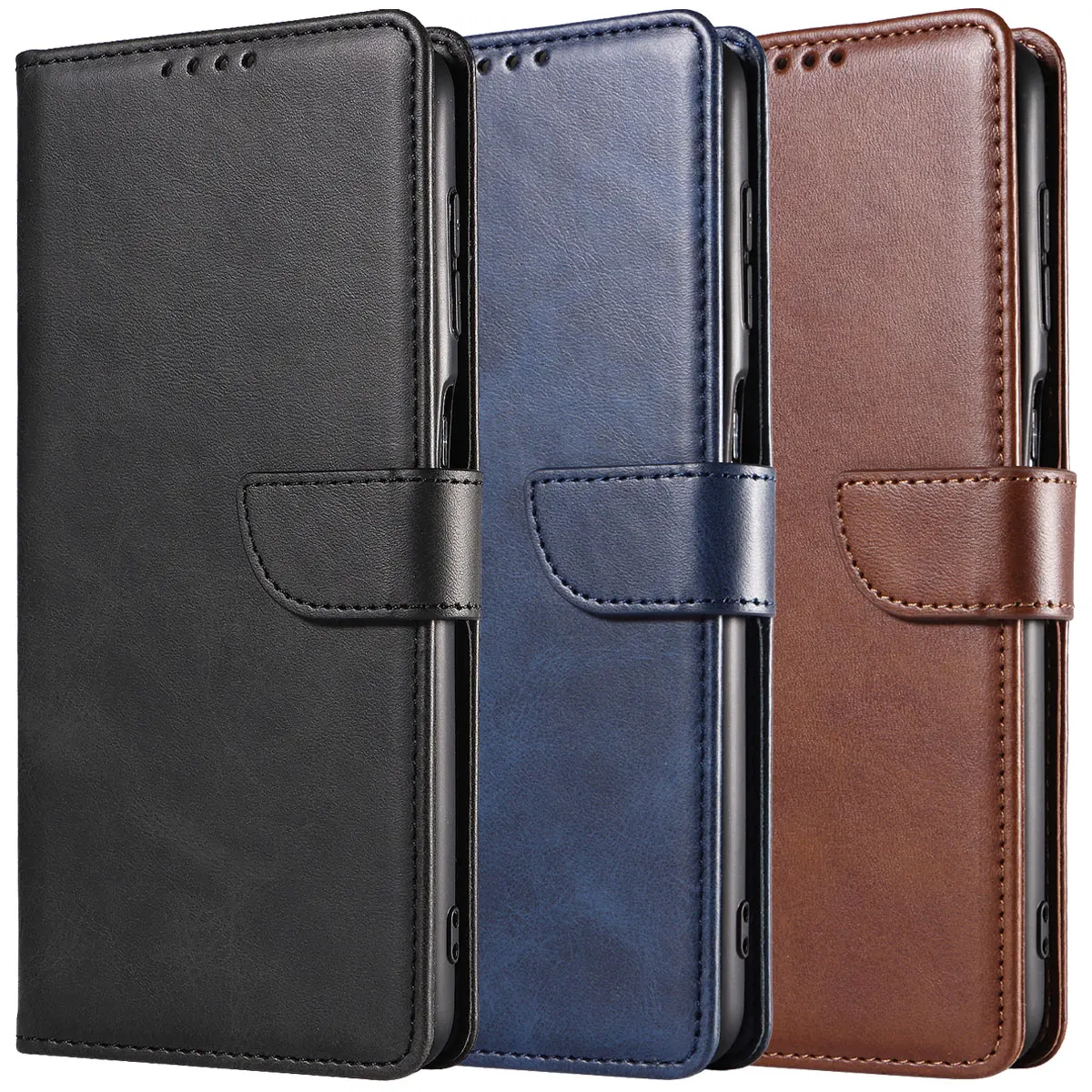 For Samsung Galaxy S23/S23+/S23 Plus/S23 FE/S23 Ultra 5G Phone Leather Case Shockproof Wallet Card Slot Kickstand Flip Cover