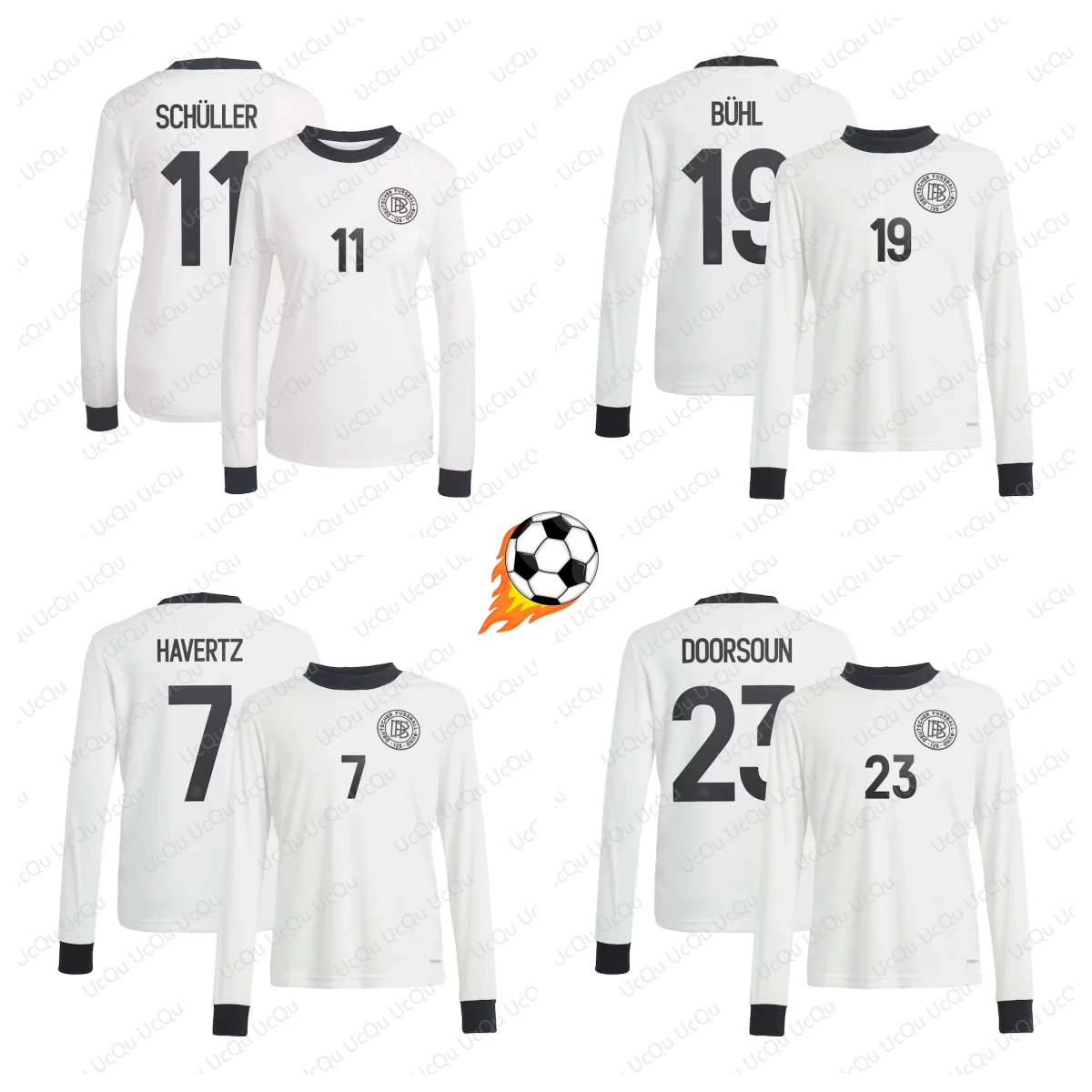 

2025 Germany Legend New Arriavl Summer DFB Anniversary Home Jersey Long Sleeve Oversized 3D Printed Soccer Tee Moto