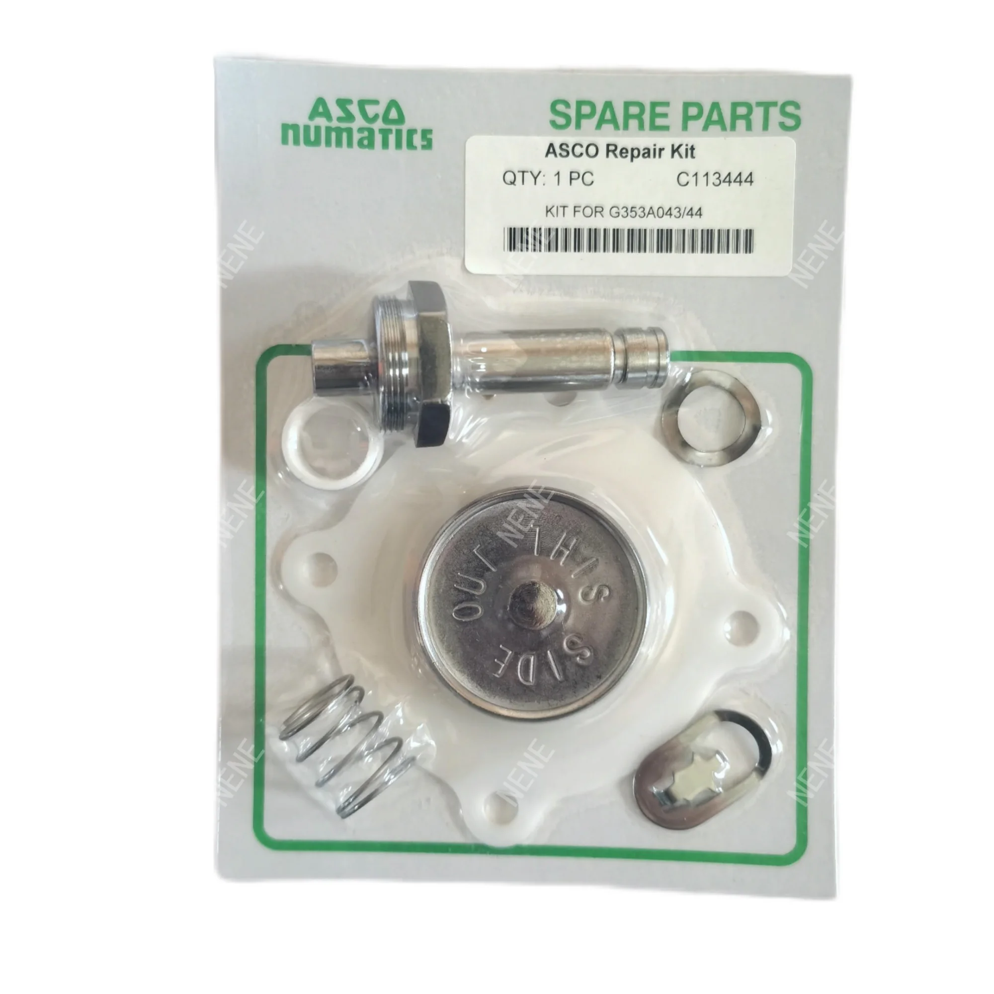 

ASCO C113444 Pilot Head Diaphragm Repair Kit For SCG353A044 Jet Valves Diaphragm Repair Kit