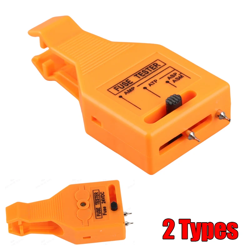 

New 2 Types Car Fuse Tester Multifunctional Portable Checking Blade Fuse Checker Puller Tool Auto Fuse Tester Car Accessories