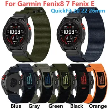 Garmin Fenix 나일론 시계 스트랩, Fenix E Quatix7 Pro 20 22 26mm, Enduro 2 팔찌, 교체 손목 밴드 Best5 Garmin Fenix 나일론 시계 스트랩, Fenix E Quatix7 Pro 20 22 26mm, Enduro 2 팔찌, 교체 손목 밴드 Best5