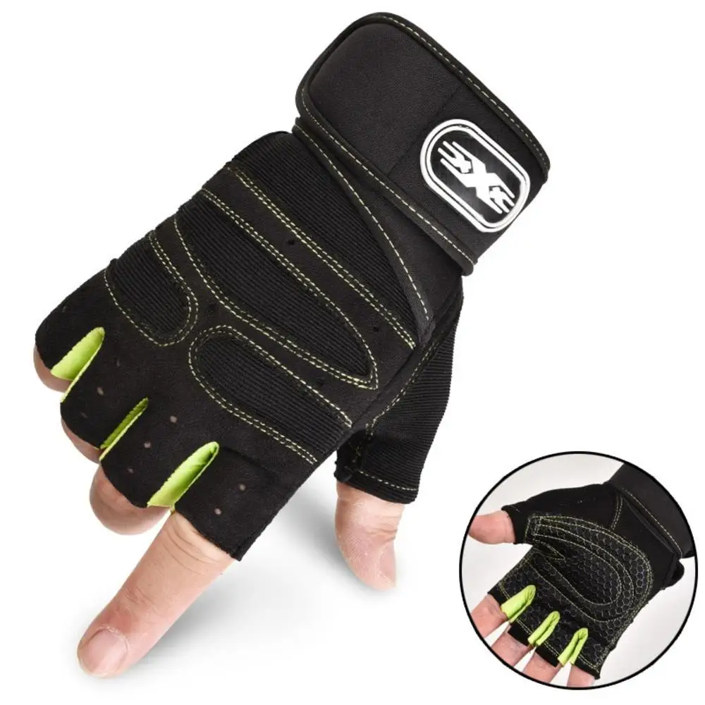 Gym Gloves Fitness Weight Lifting Gloves Body Building Training Sports Exercise Cycling Sport Workout Glove for Men Women M/L/XL