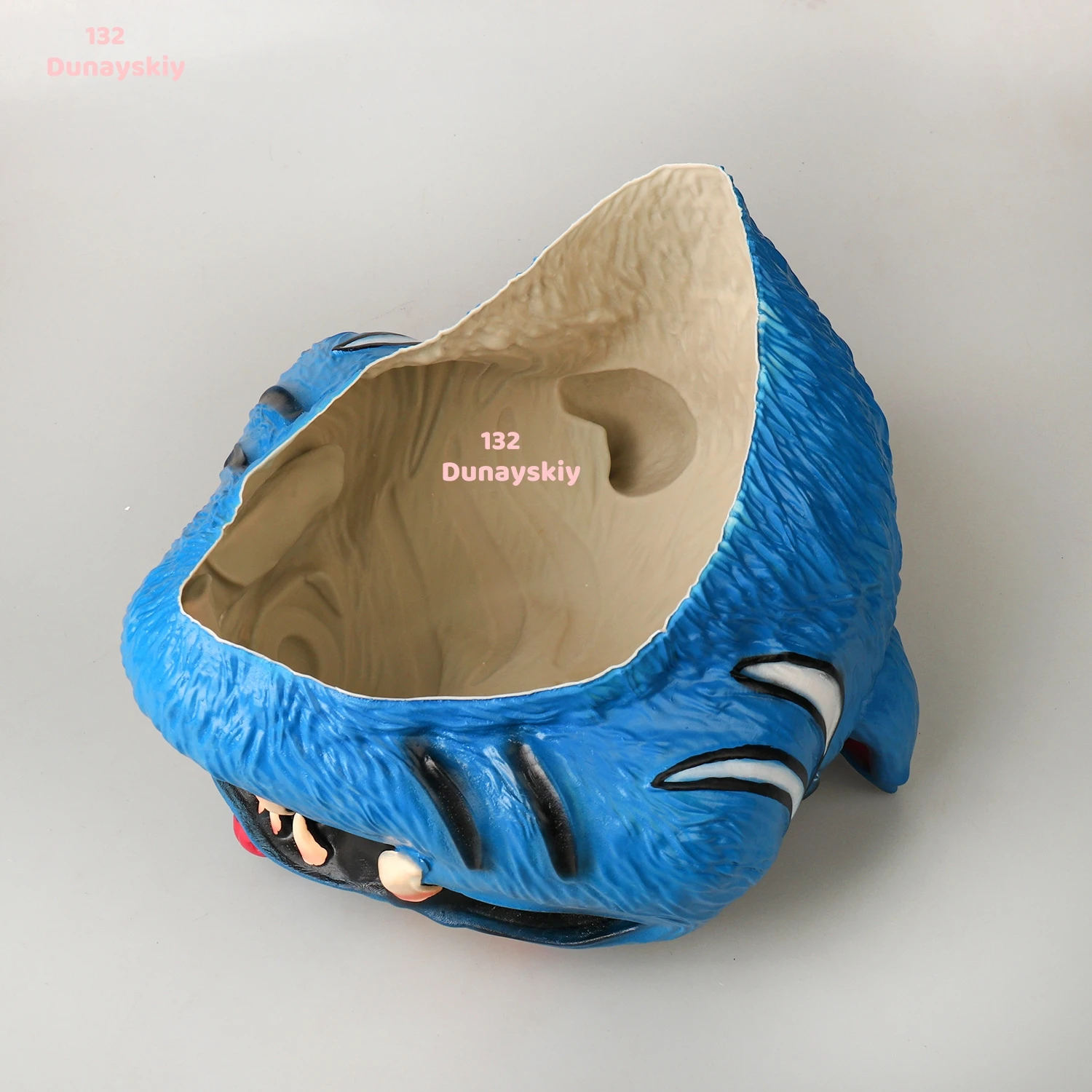 ブルータイガーラテックスマスク KPOP デーモンオンハンターズガールグループデーモンハンターヘッドギアコスプレ小道具ハロウィン仮装パーティーイベント