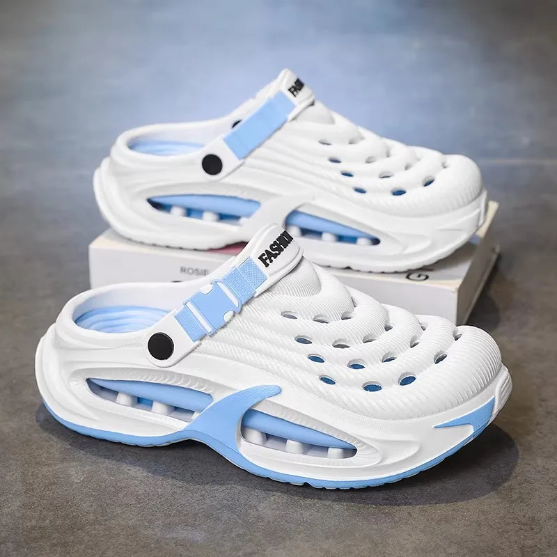 Men's thick-soled EVA clogs summer outdoor 2026 new anti-slip wear-resistant casual driving beach sandals