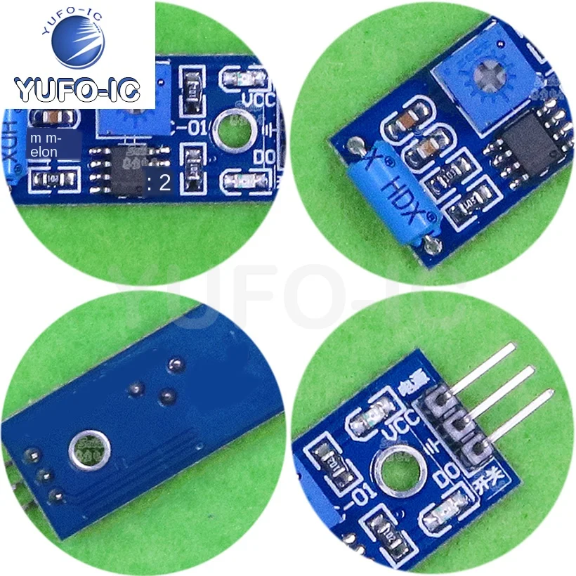 Free Ship 5pcs Normally Closed-Type Vibration Sensor Module Vibration Switch Alarm Sensing Module Vibration Switch SW-420
