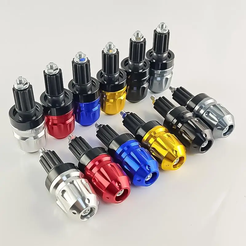 Motorcycle Modification Aluminum Alloy Handlebar Plug Electric Scooter Handlebar Stem Plug Balance Block Terminal