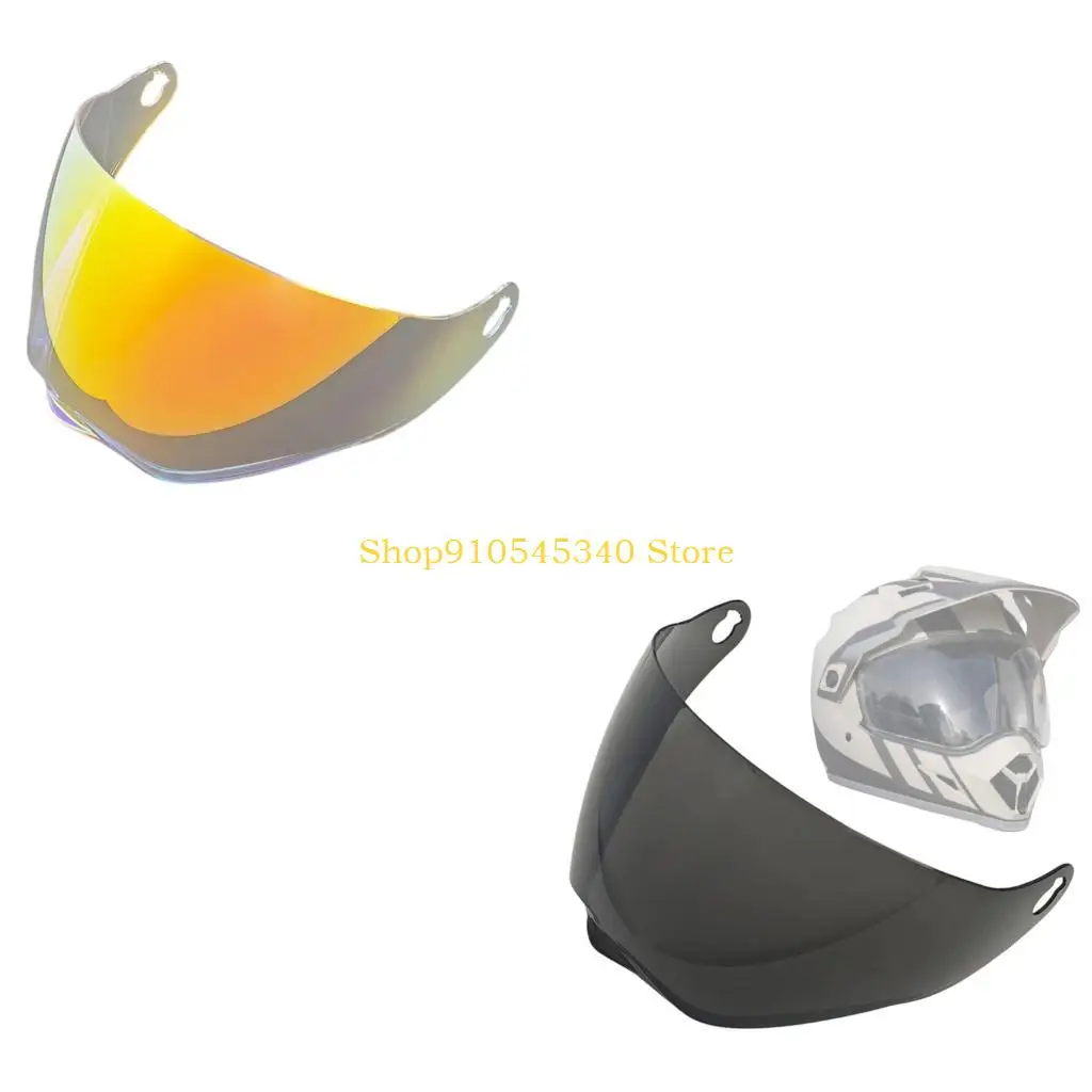 U2JA Face Lens Part with for MX9 Fitment, Curved Front Cover Replacement and Side Mount Points for Daily Commute Backup