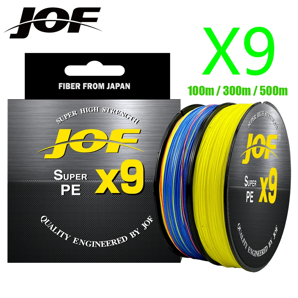 Super JIGGING PE Line Round Cord Low Memory Braided Fishing Lines 20-80LB Quality 9 Strands X9 Multifilament Wire 100M 300M 500M