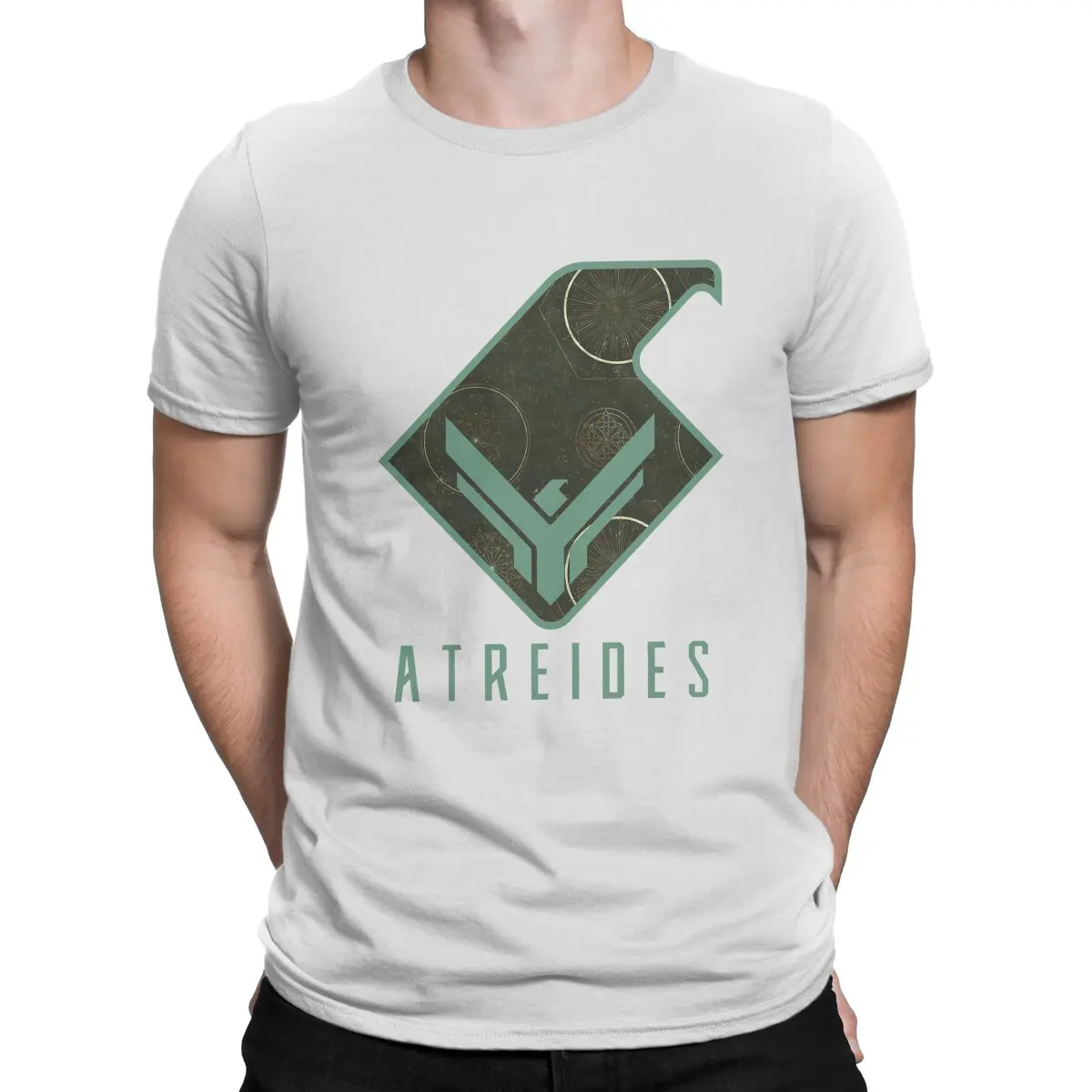 Dune Chronicles Sci-Fi Movie TShirt House Atreides Hawk Basic Polyester T Shirt Leisure Men Clothes Printing Trendy