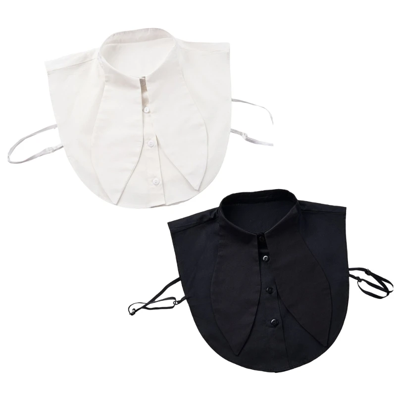 Insert Casual Shawl Collar Elegant Sweet False Collar Half Shirt for Lady Delicate Pointed Collar Casual Insert Dropshipping