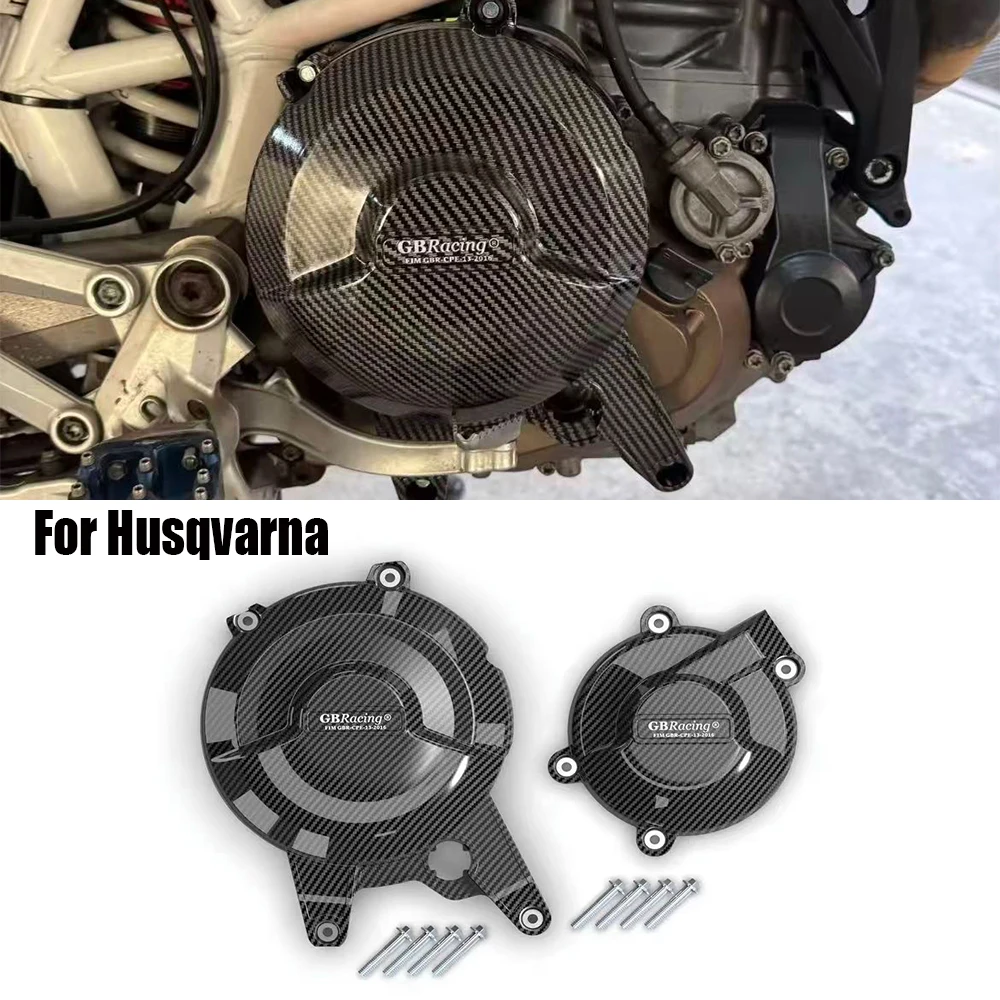 

For Husqvarna Svartpilen Vitpilen 701 ENDURO 701 SUPER MOTO 16-20 Motorcycle Engine Cover GB Racing Protective Cover Accessorie