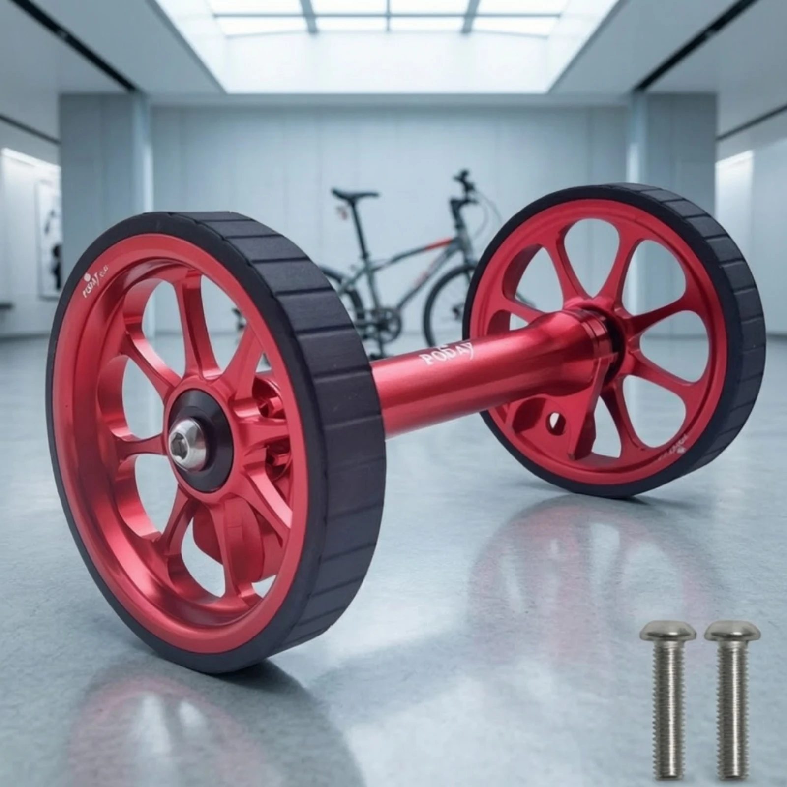 Extension Rod with Easy Wheels Extendable Easy Wheels Extension Bar Scooter Part Magnetic Hardware Compact