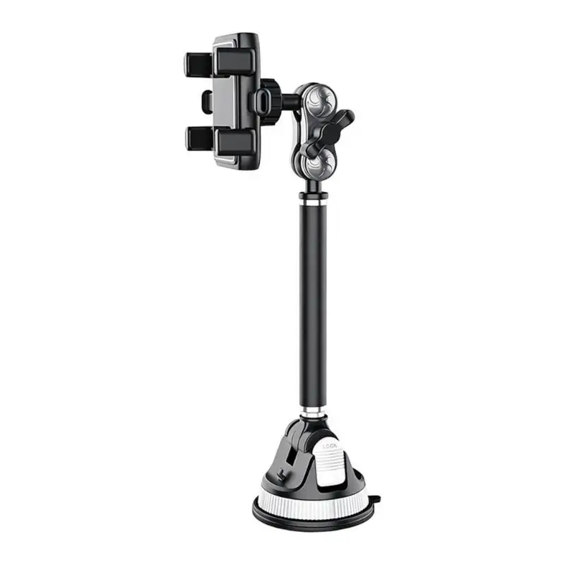 Y1UB Flexible Gooseneck Car Phone Stand ABS for Dashboards Windshield & Sunroof Use