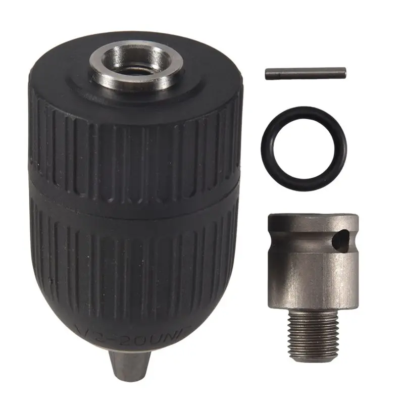

AA81-2-13Mm 1/2-20UNF With 1/2 Chuck Adaptor Self-Locking Keyless Electric Drill Chuck For Impact Wrench Conversion Tools Set Ho