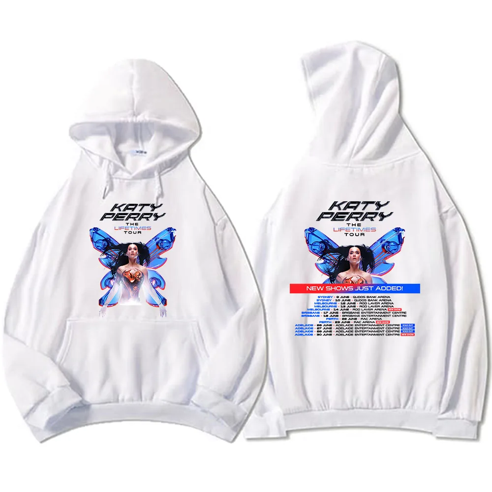 The Lifetimes Tour Katy-Perry Graphic Hoodies Australia June 2025 Album 143 Sweatshirts I Love You Casual Men/Women Pullovers