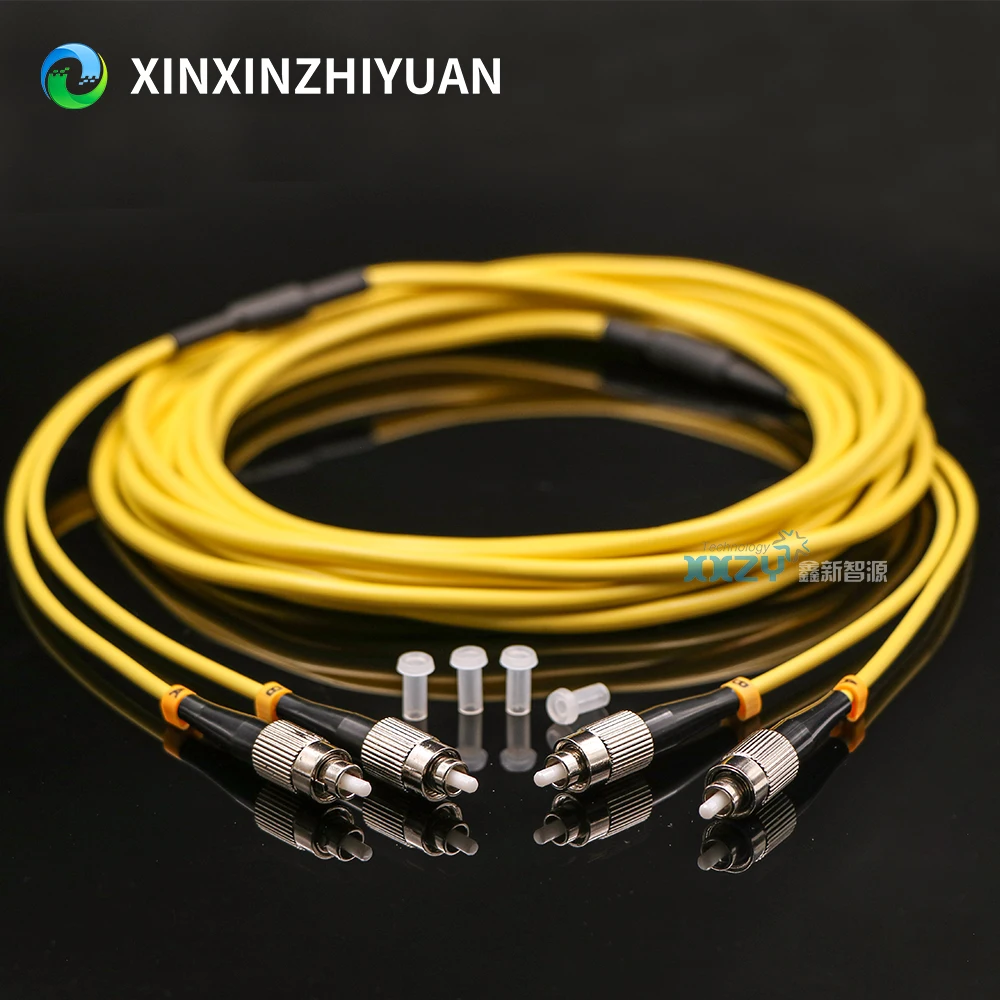 Printer Parts FC/FC Optical Fiber Cable for UV Flatbed Machine Armored Optical Patch Cord Cable 5M/6M/8M/10M