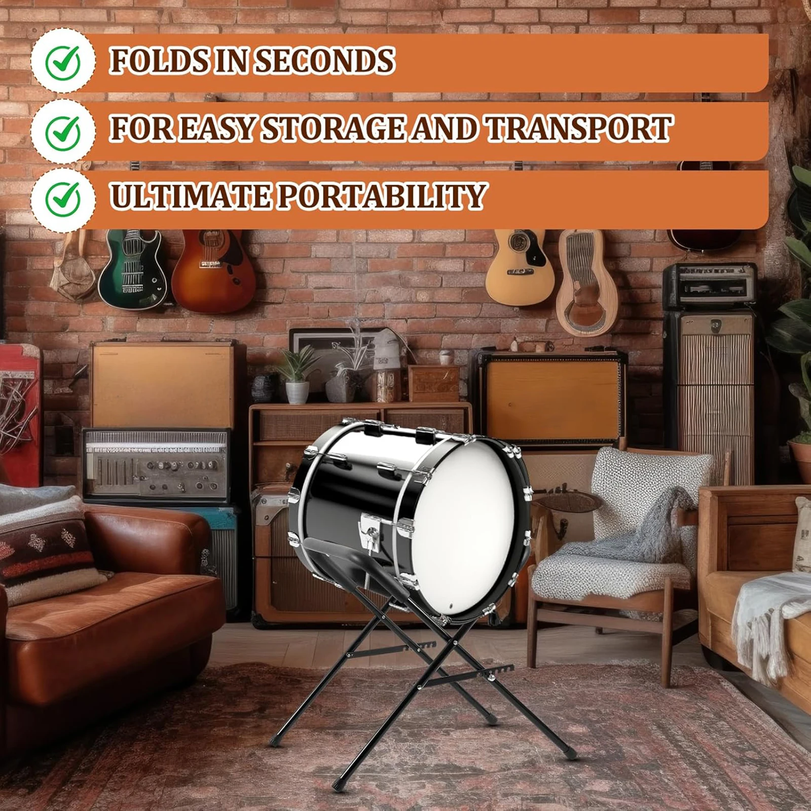 Bass Drum Stand Dru…
