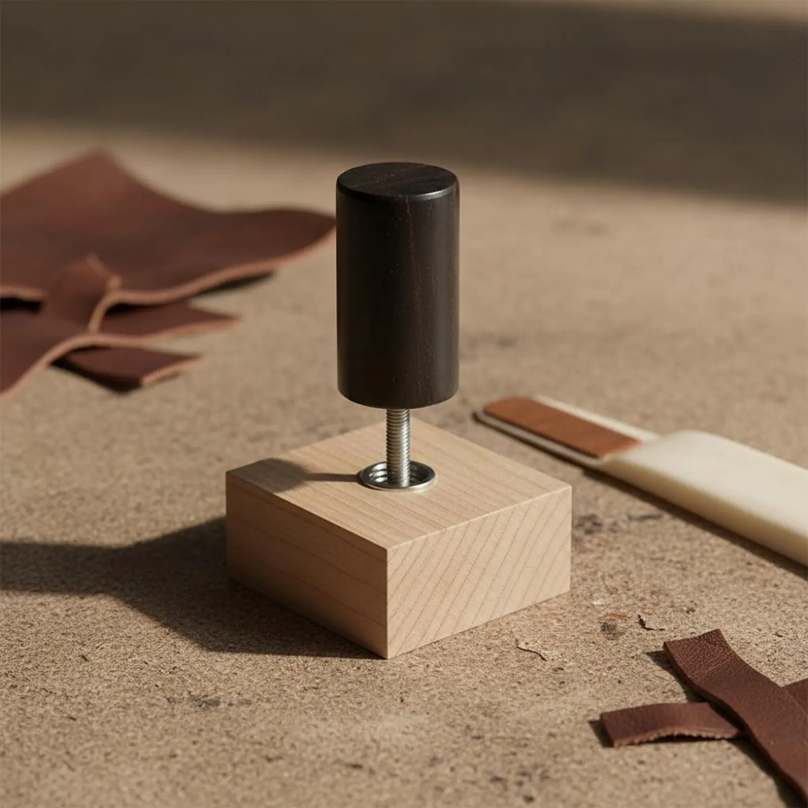 

Rosewood Leather Burnishing Attachment Universal Serial Bus Powered Rotary Tool Leather Polisher Multi-Notch Design