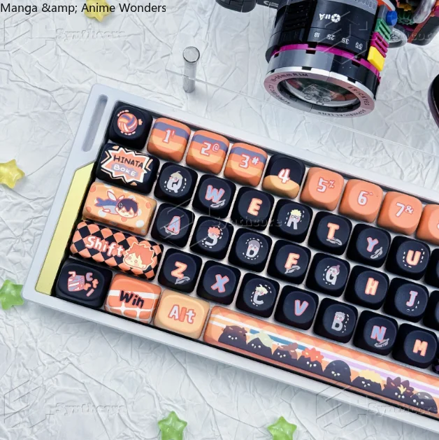 

Haikyuu!! Anime Ambitus Karasuno Keycap Highly Customized Cute Personality Wooting Magnetic Axis High Appearance Level Halloween