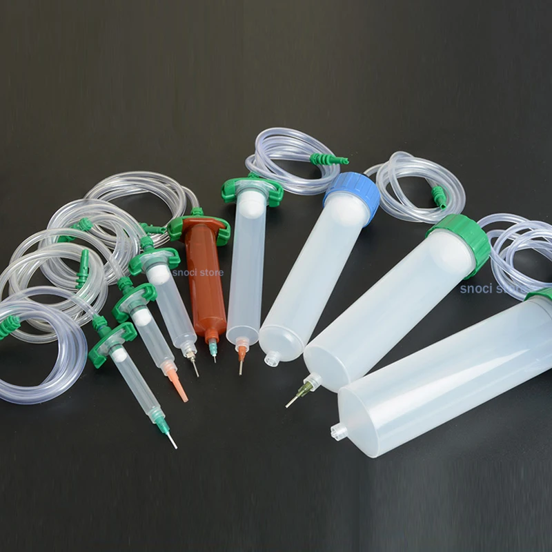 Distributeur d'adhésif de colle, Tube d'air 3CC 5CC 10CC 30CC 55CC, adaptateur de connecteur de seringues pour diverses spécifications industrielles