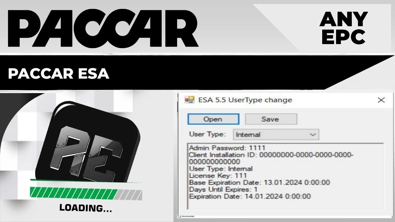 Autodvd New Paccar Esa 5.X Usertype Change Tool-image