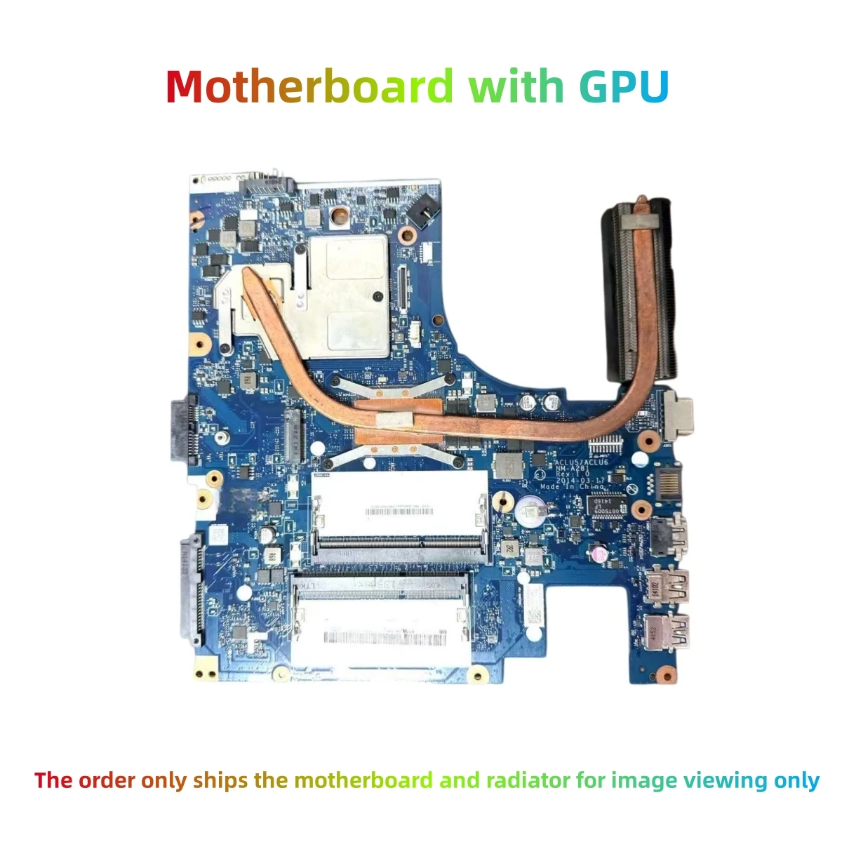 NM-A281 Motherboard Is Suitable for Lenovo Ideapad G40-45 G50-45 Laptop A4 A6 A8 CPU UMA 100% Complete Test Before Shipment