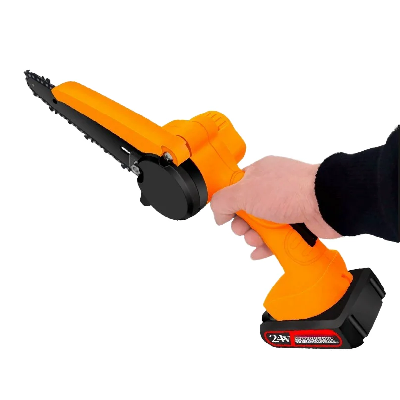

Forest Camping Electric Powered Chain Saw For Woodcutting 6 Inch Universal Lithium Battery Chain Saw Portable Chain Saw