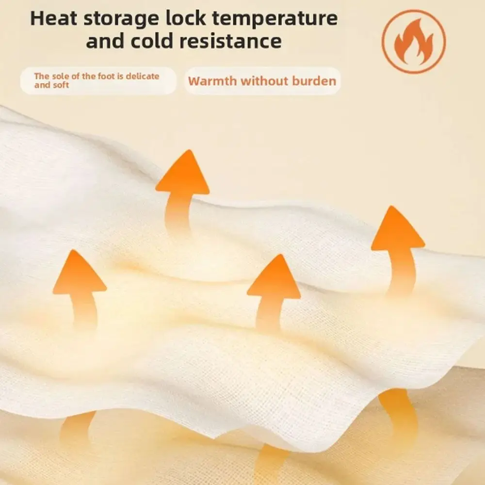 1/5 أزواج الشتاء الدافئ سميكة جوارب من الصوف. مكافحة البرد بلون متوسط أنبوب الجوارب الصوف سلس البولي القطن الثلوج الجوارب #5