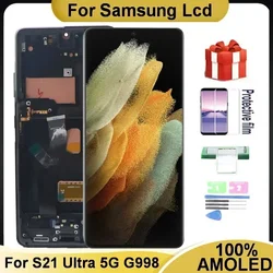 Ensemble écran tactile LCD Super AMOLED, pour Samsung Galaxy S21 Ultra 5G G998U G998F G998B/DS