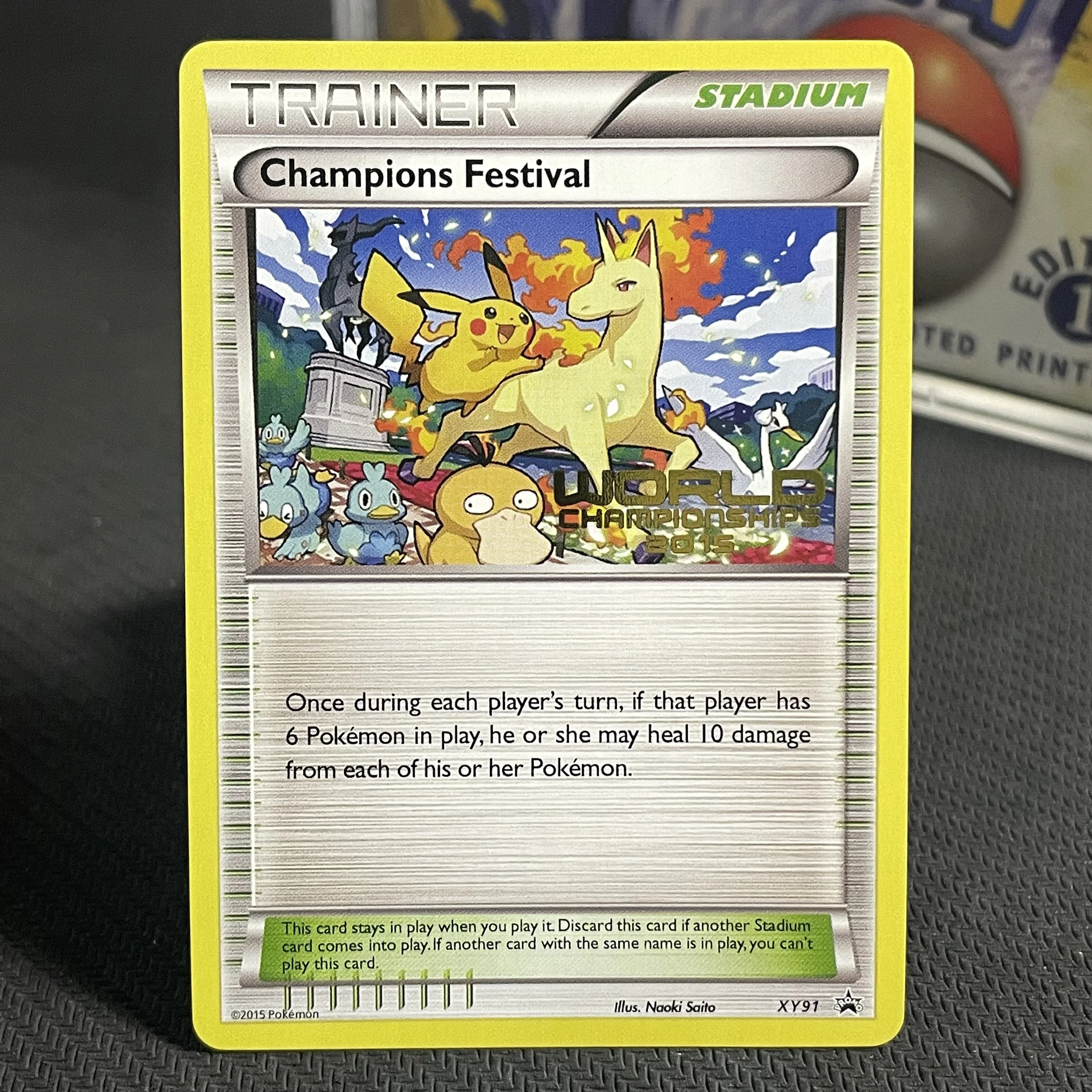 PROXY Pokemon Champions Festival STAFF Black Star Promo Series Cards  Quarter Finalist PKM Set Card Engliash Version - AliExpress 26