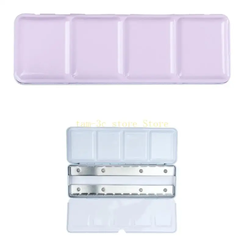 Empty Watercolor Palette-Watercolor Tins Palette-Watercolor Paint Storage Box D0UA