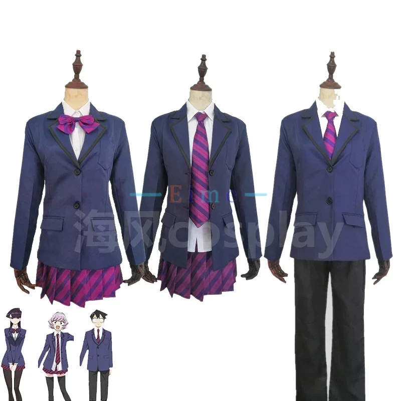 Anime Komi Can't Communicate Komi Syouko Cosplay Costumes Japanese High School Uniforms Halloween Carnvial Suit Custom Made