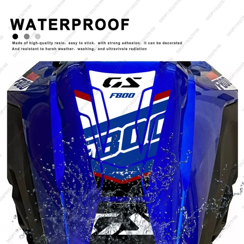 Imagen 2 del producto Para BMW F800 GS f800gs 2024, edición limitada, resina epoxi 3D, almohadilla de protección para tanque de combustible de motocicleta, pegatina decorativa nueva