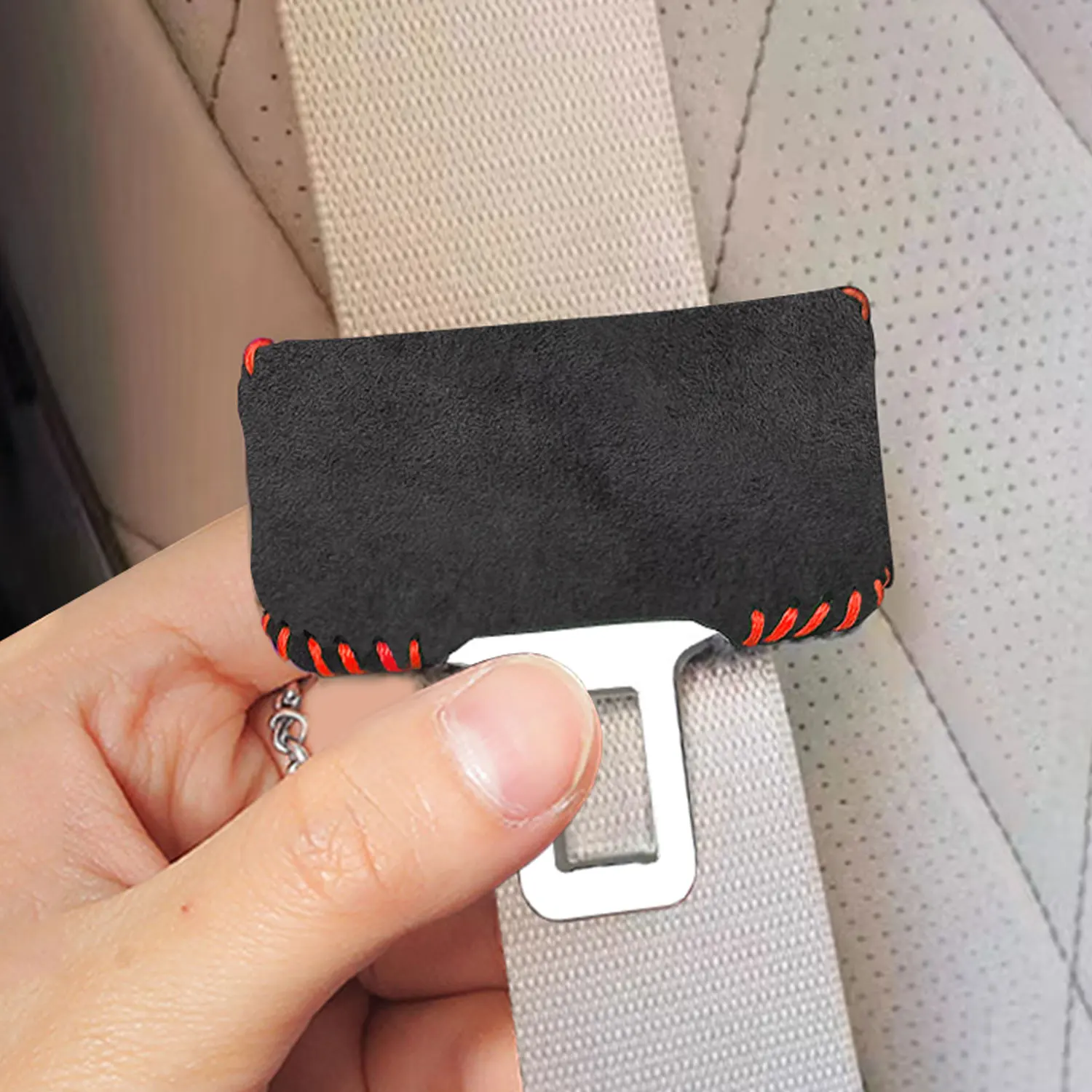 Hebilla protectora para cinturón de seguridad de coche, accesorios de cubierta para volvo, Audi, Kia, Skoda, BMW, mercedes-benz, Tesla, Volkswagen,