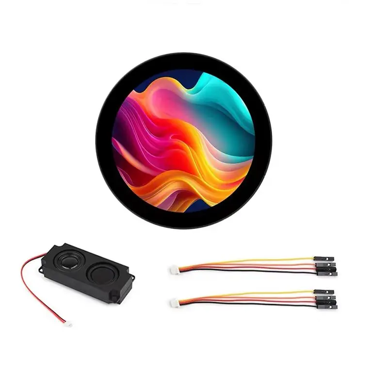 

AED6-3.4Inch Round Touch Display 800X800 Resolution IPS Screen 10-Point Multi-Touch Supports Deepseek AI Voice Interaction