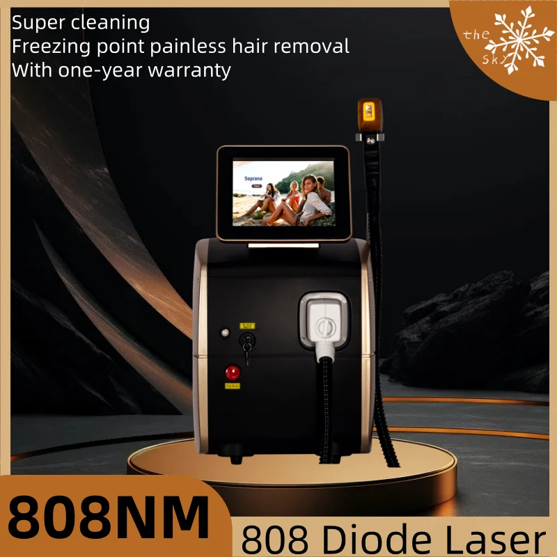 

2025 Laser Epilator 808nm Diode Laser Hair Removal Machine 755 808 1064 Ice Platinum System Painless Permanent Hair Removal