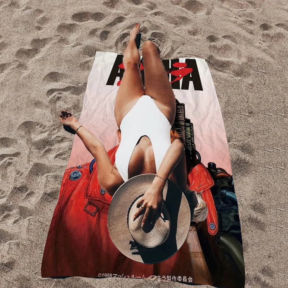 Anime Akira Big Microfiber Beach Towels Quick Dry Towel Sand Beach Towels Pool Towel for Travel Swim Pool Yoga