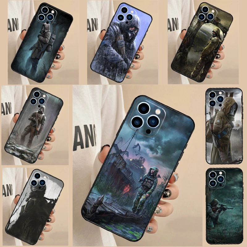 Stalker Clear Sky Phone Case For iPhone 16 15 14 13 12 11 Pro Max XS X XR 7 8 Plus 12 13 Mini Back Cover